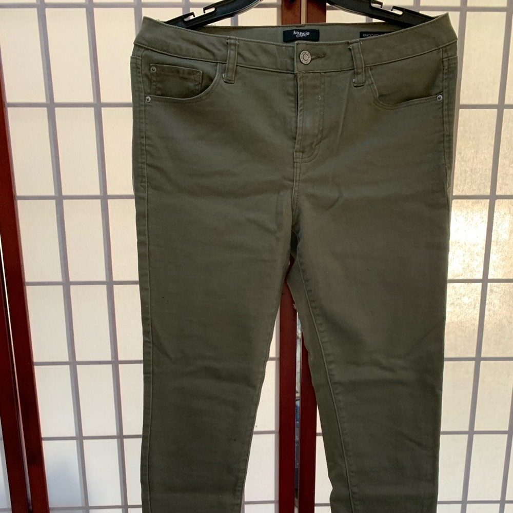 Kenzie Green Skinny Jeans